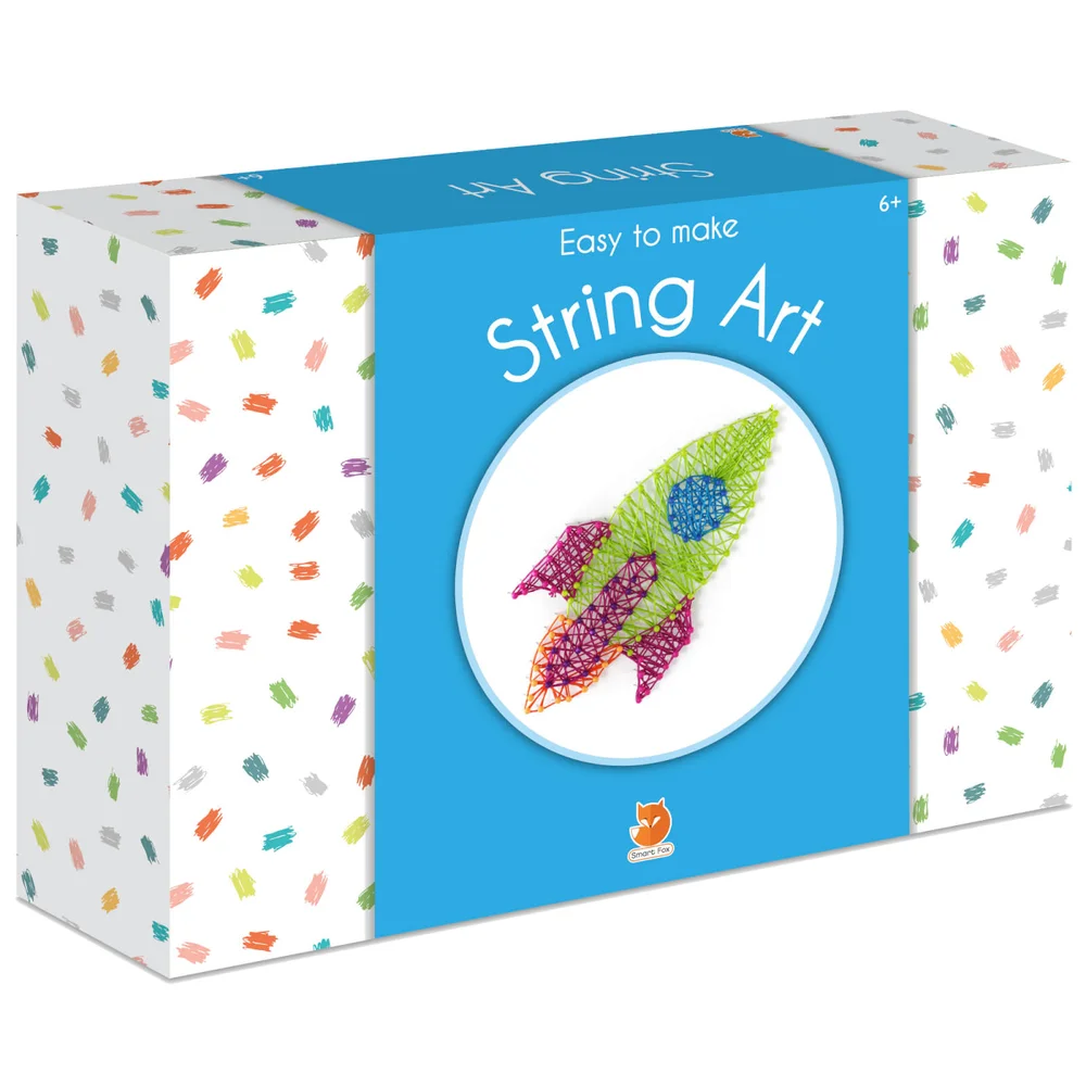 Smart Fox Jr. Easy to Make String Art Image 1