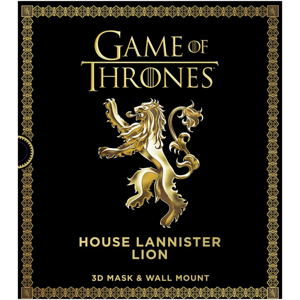 Game of Thrones House Lannister Lion 3D Mask Image 1
