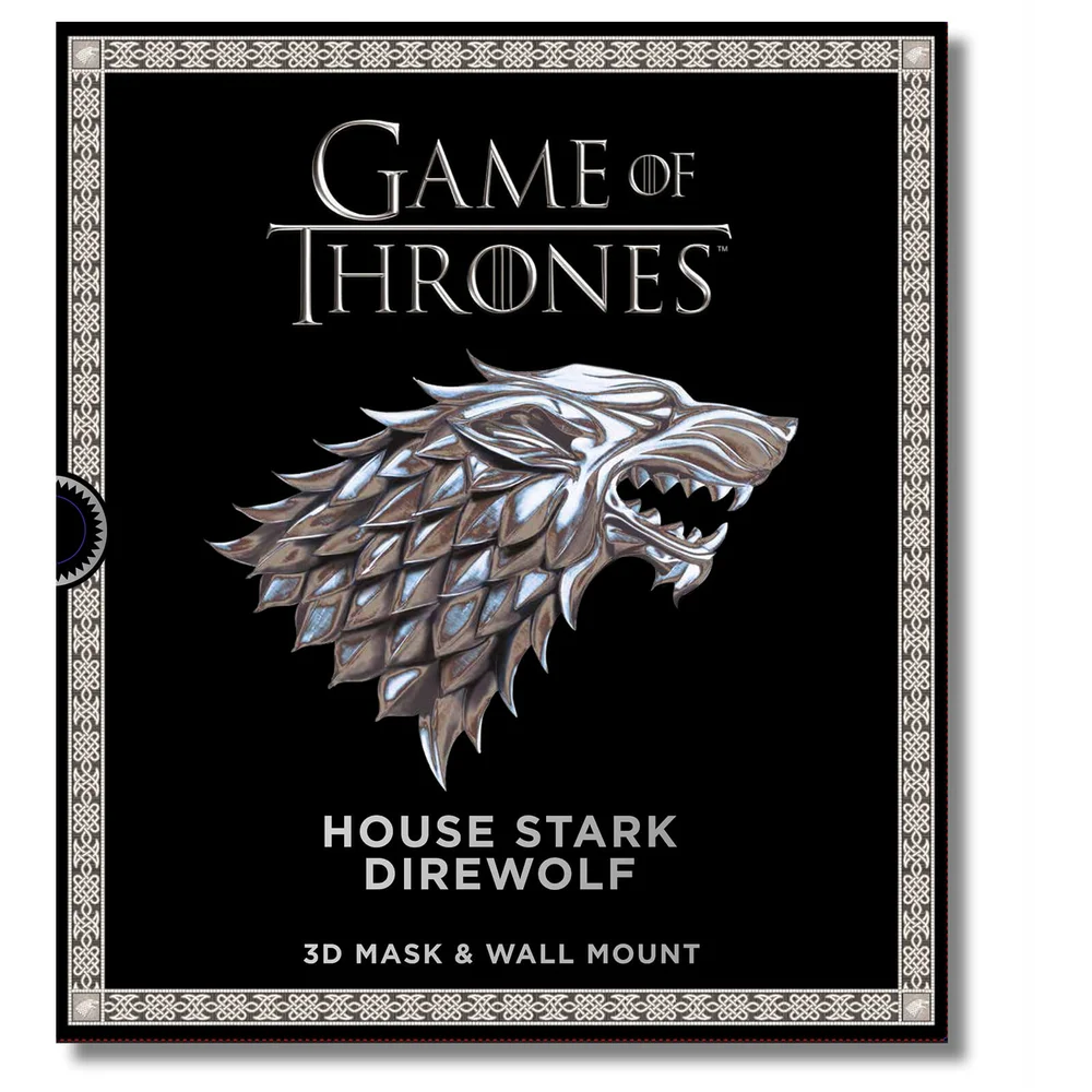 Game of Thrones House Stark Direwolf 3D Mask Image 1