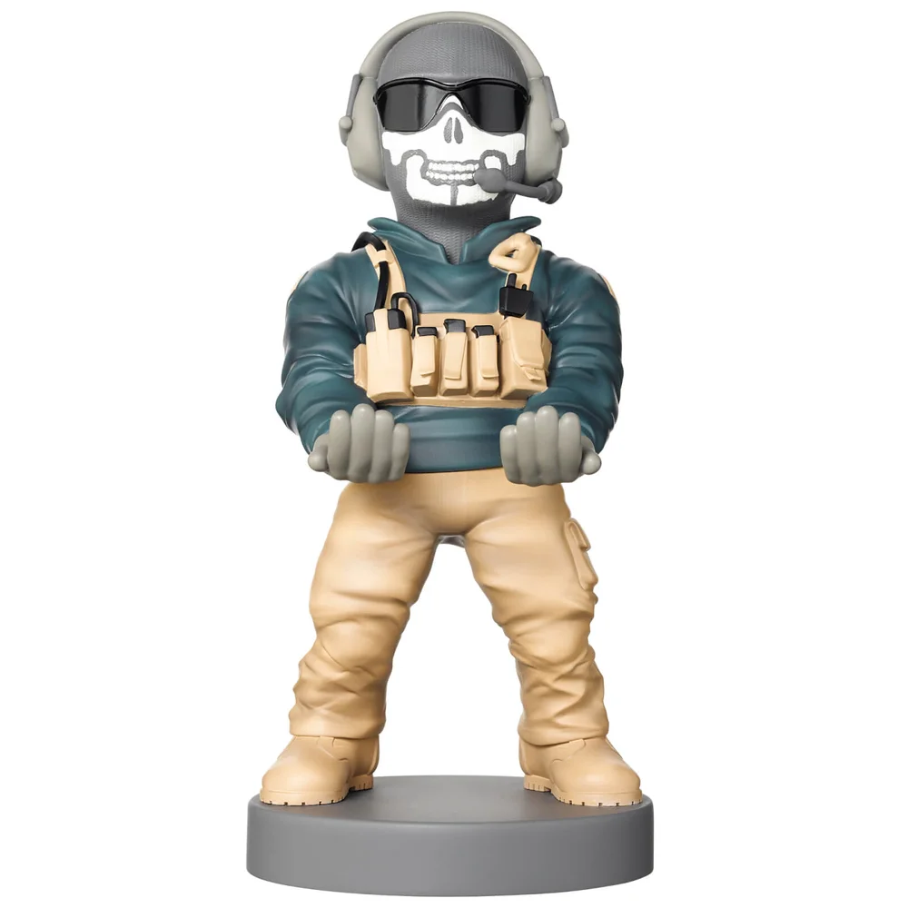Call of Duty MW2 Collectable Ghost - Simon Riley Cable Guy 8 Inch Controller & Smartphone Stand Image 1