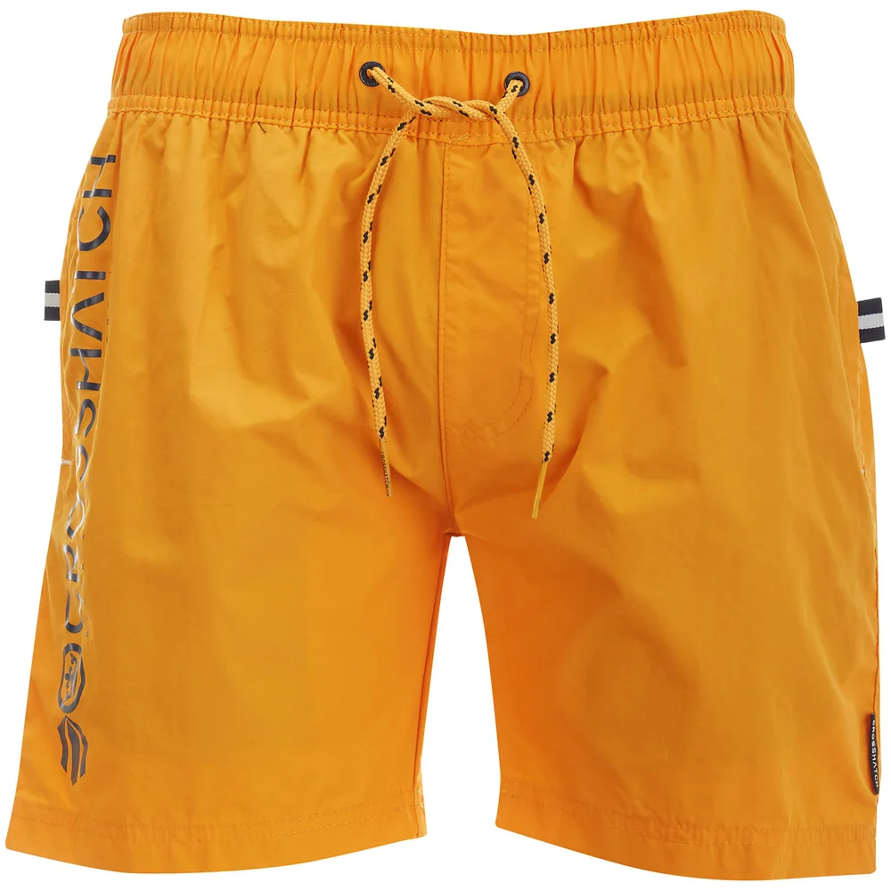 Crosshatch Men's Kavana Swim Shorts - Saffron - S - Yellow Image 1
