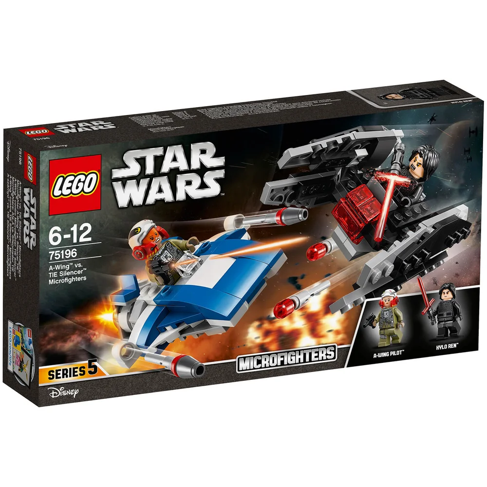 LEGO Star Wars: A-Wing vs. TIE Silencer Microfighters (75196) Image 1