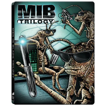 Men In Black Trilogy: 4k Ultra HD (Includes 2D version) - Zavvi Exclusive Limited Edition Steelbook