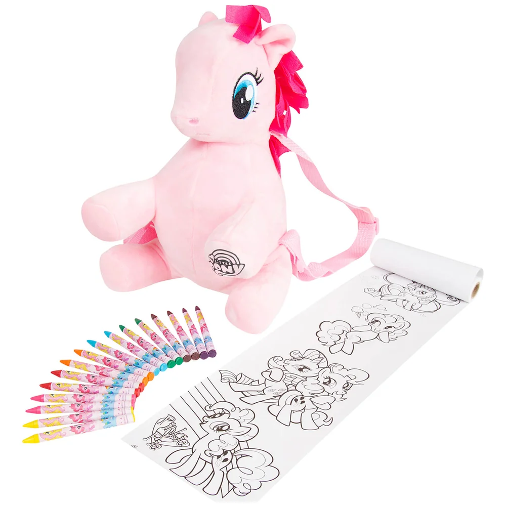 My Little Pony Pinkie Pie Backpack with Colouring Accessories Image 1