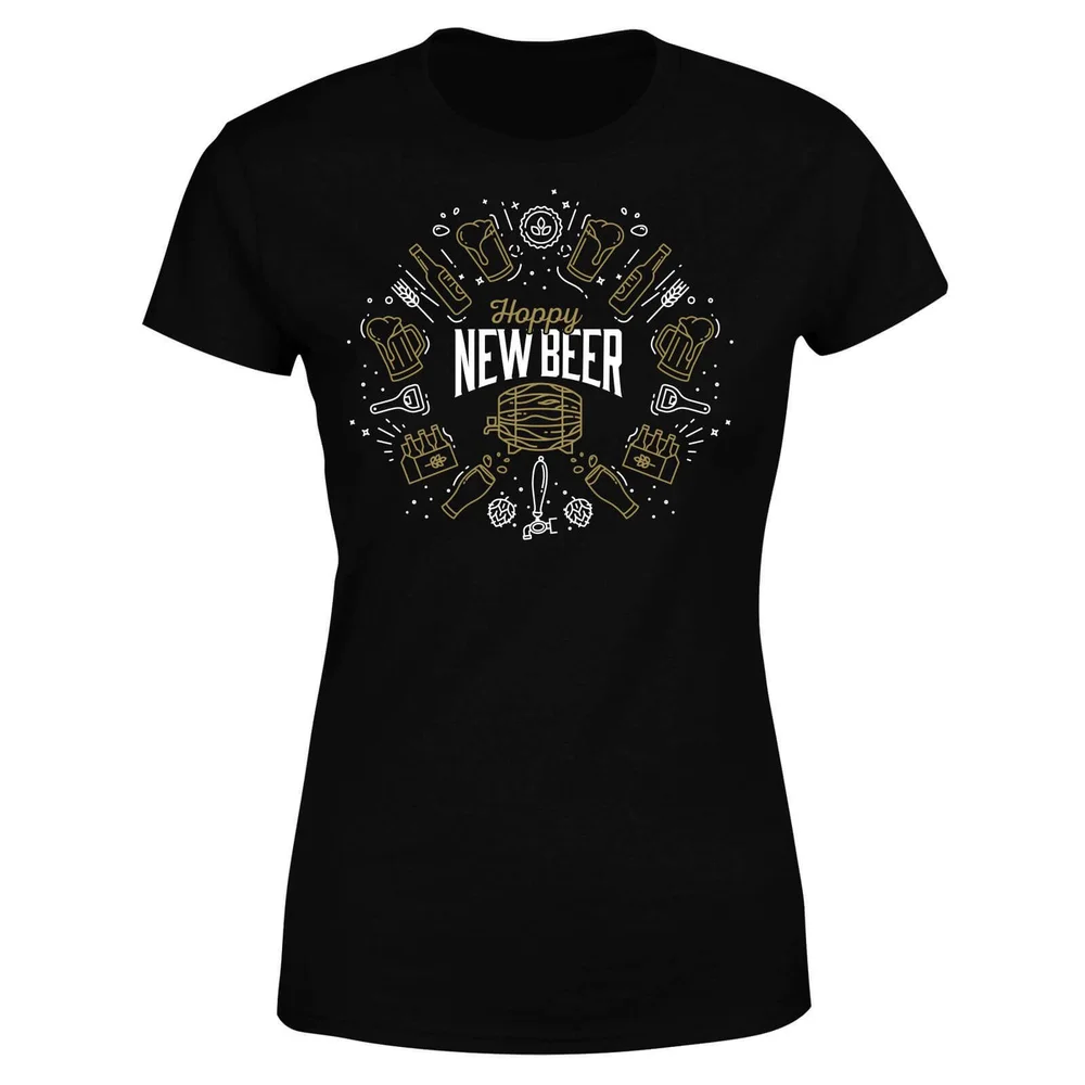 Hoppy New Beer Women's T-Shirt - Black - 3XL Image 1
