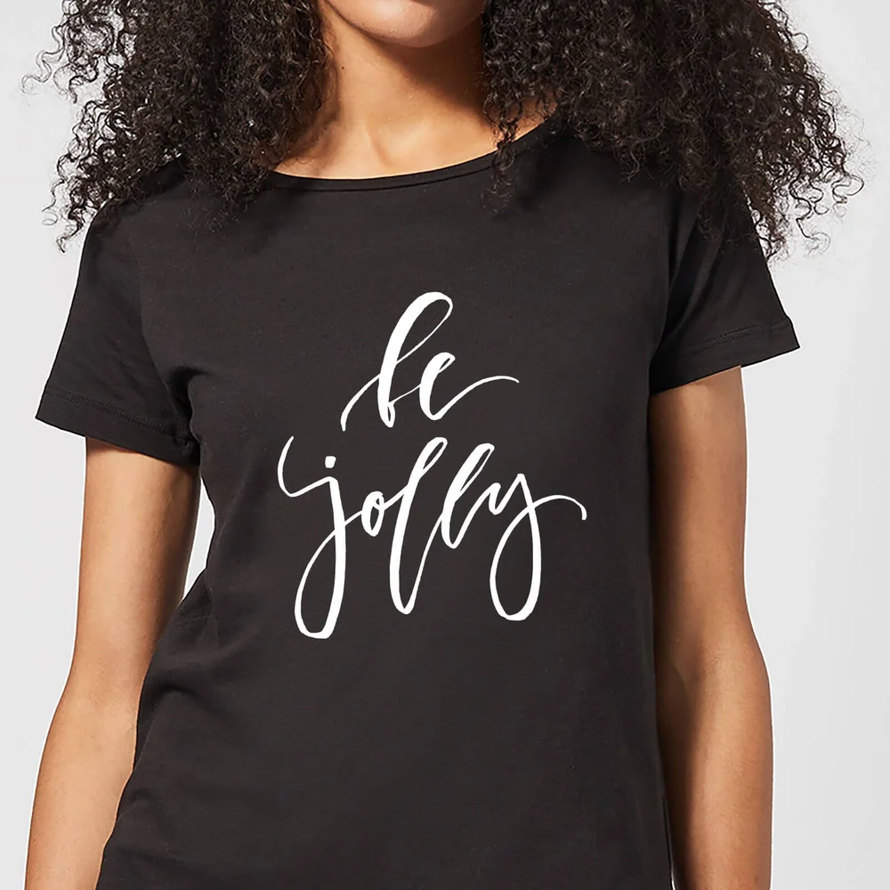 Be Jolly Women's T-Shirt - Black - 3XL Image 1