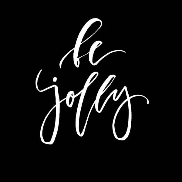 Be Jolly Women's T-Shirt - Black