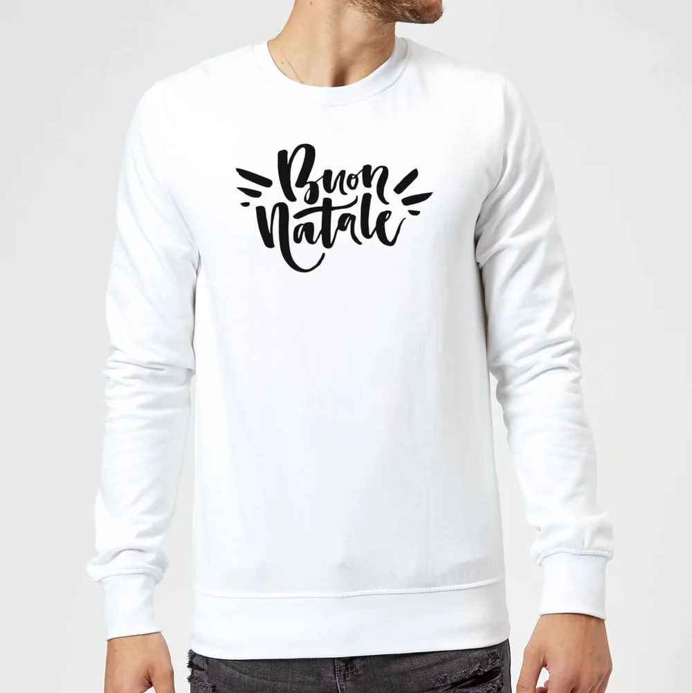 Buon Natale Sweatshirt - White - S - White Image 1
