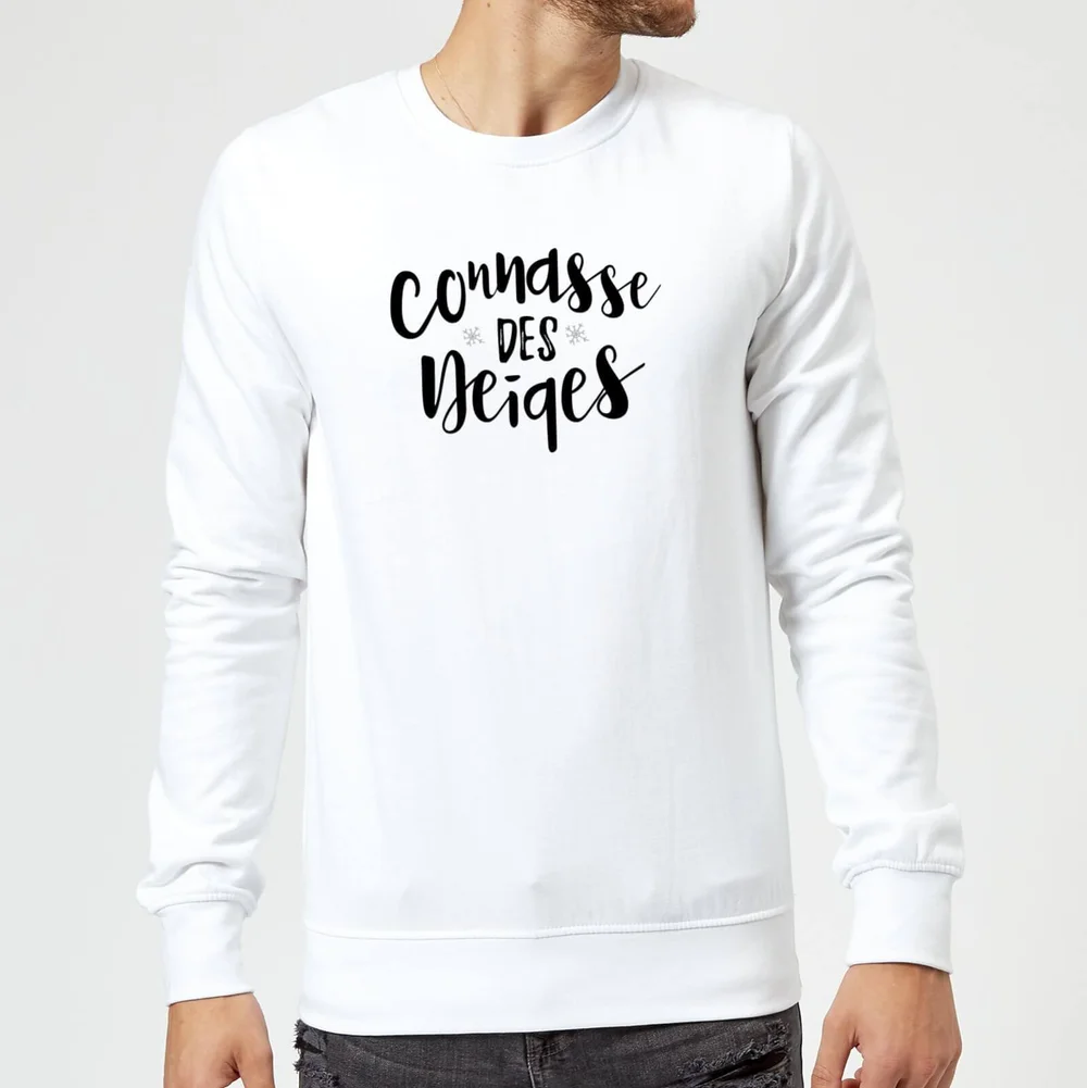 Connasse Des Neiges Sweatshirt - White - S - White Image 1