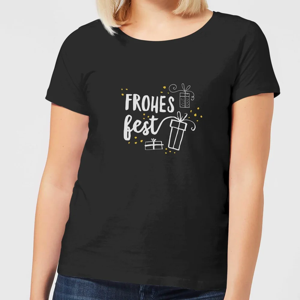 Frohes Fest Women's T-Shirt - Black - 3XL Image 1