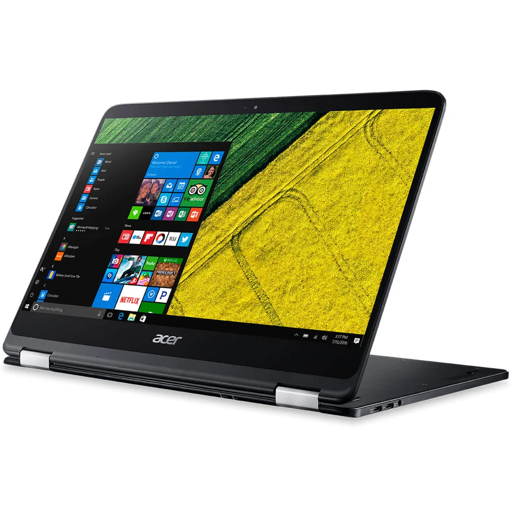 Acer Spin 7 14 Inch Full HD Touchscreen 2-in-1 Laptop (Intel Core i7, 8GB RAM, 256GB SSD, Windows 10 64-Bit) - Black Image 1