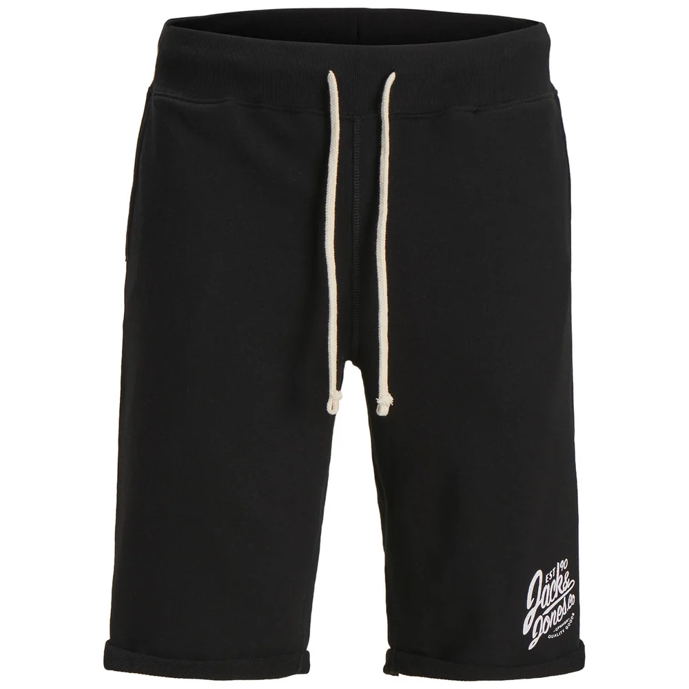 Jack & Jones Men's Originals New Holting Sweatshorts - Tap Shoe - S - Black Image 1