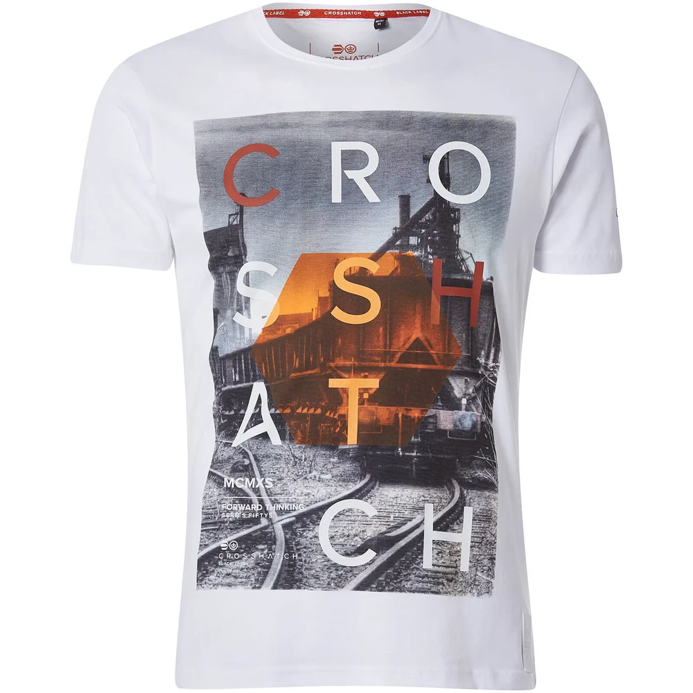 Crosshatch Men's Silverstreak T-Shirt - White - S - White Image 1