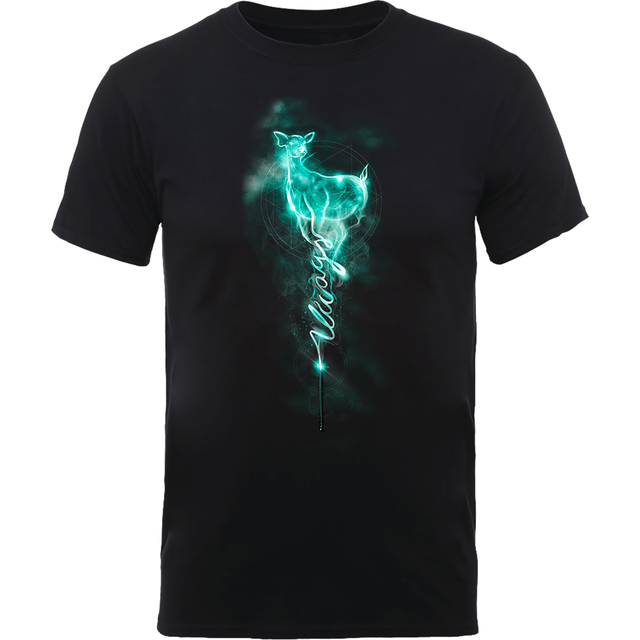 Harry Potter Doe Always Patronus Men's Black T-Shirt