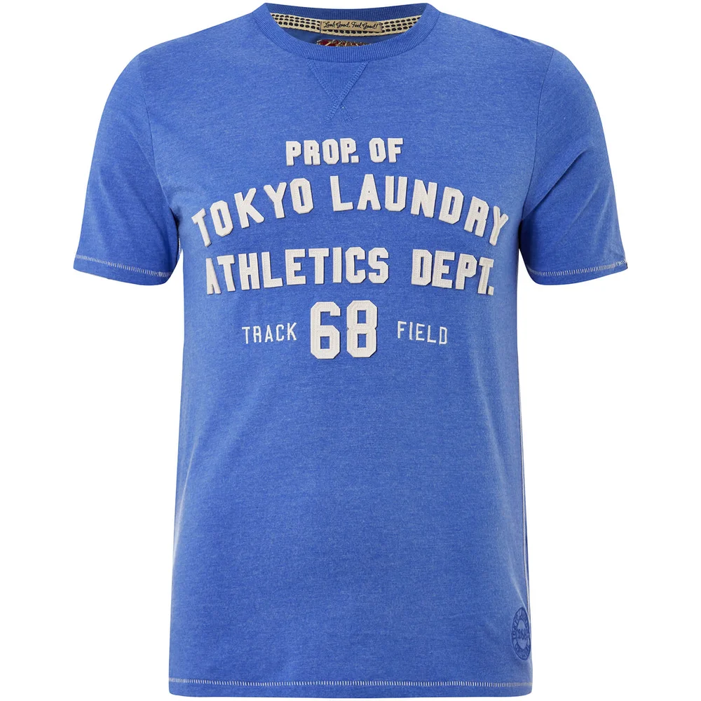 Tokyo Laundry Men's Henryville T-Shirt - Cornflower Blue - S - Blue Image 1