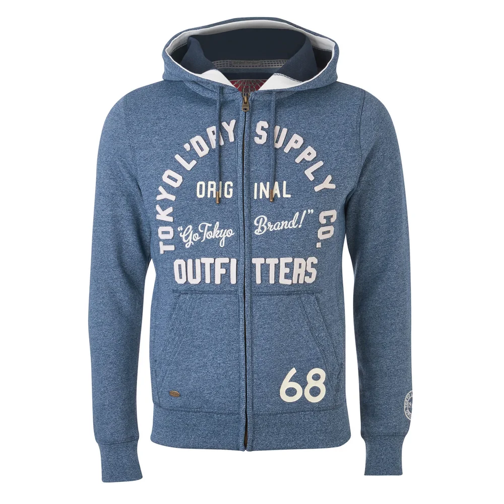 Tokyo Laundry Men's Marshall Bay Hoody - Mood Indigo - S - Navy Image 1