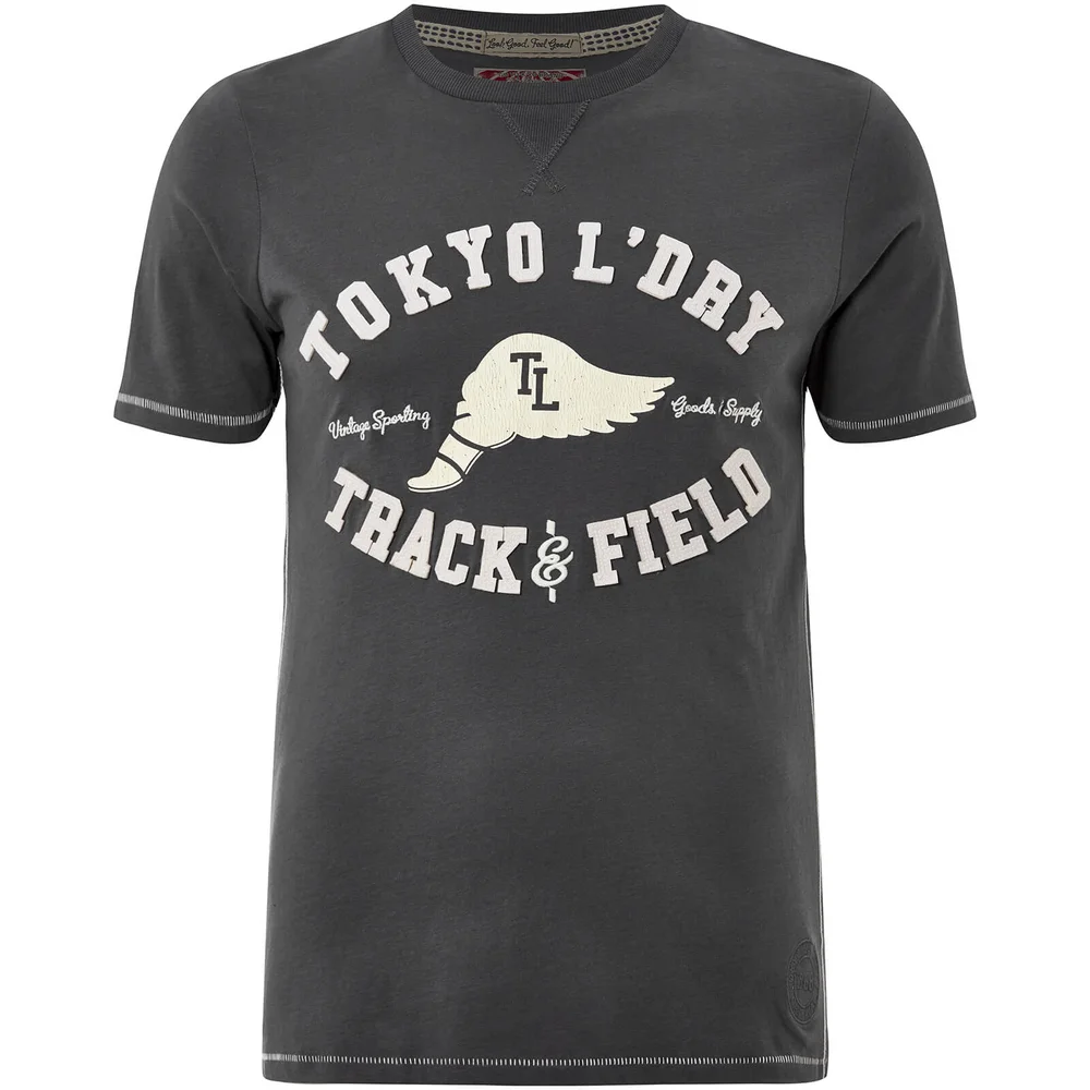 Tokyo Laundry Men's Springfield T-Shirt - Slate - S - Grey Image 1