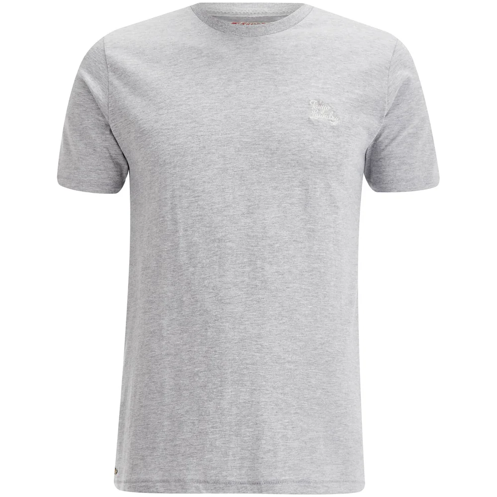 Tokyo Laundry Men's Montecarlo T-Shirt - Light Grey Marl - S - Grey Image 1