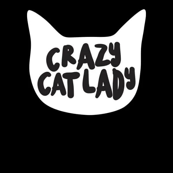 Crazy Cat Lady Women's T-Shirt - Black