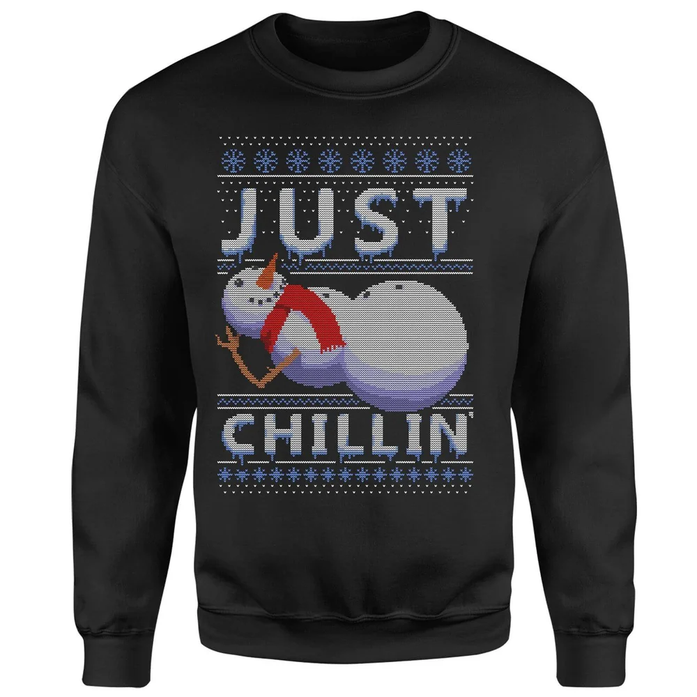 Just Chillin Sweatshirt - Black - S Image 1
