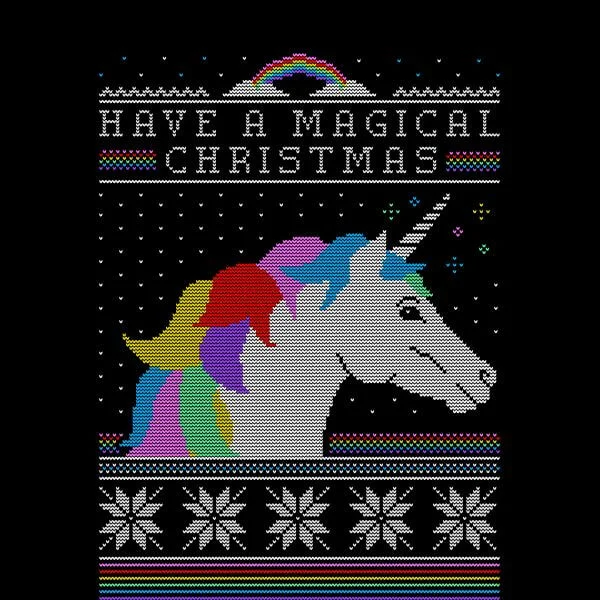Have a magical Christmas Fair isle Women's T-Shirt - Black