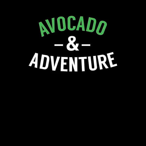 Avocado and Adventure Women's T-Shirt - Black