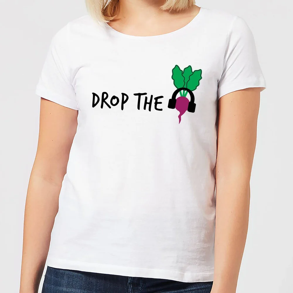 Drop the Beet Women's T-Shirt - White - S - White Image 1