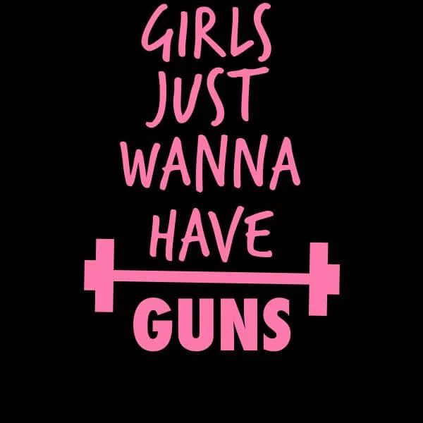 Girls Just Wanna have Guns Women's T-Shirt - Black