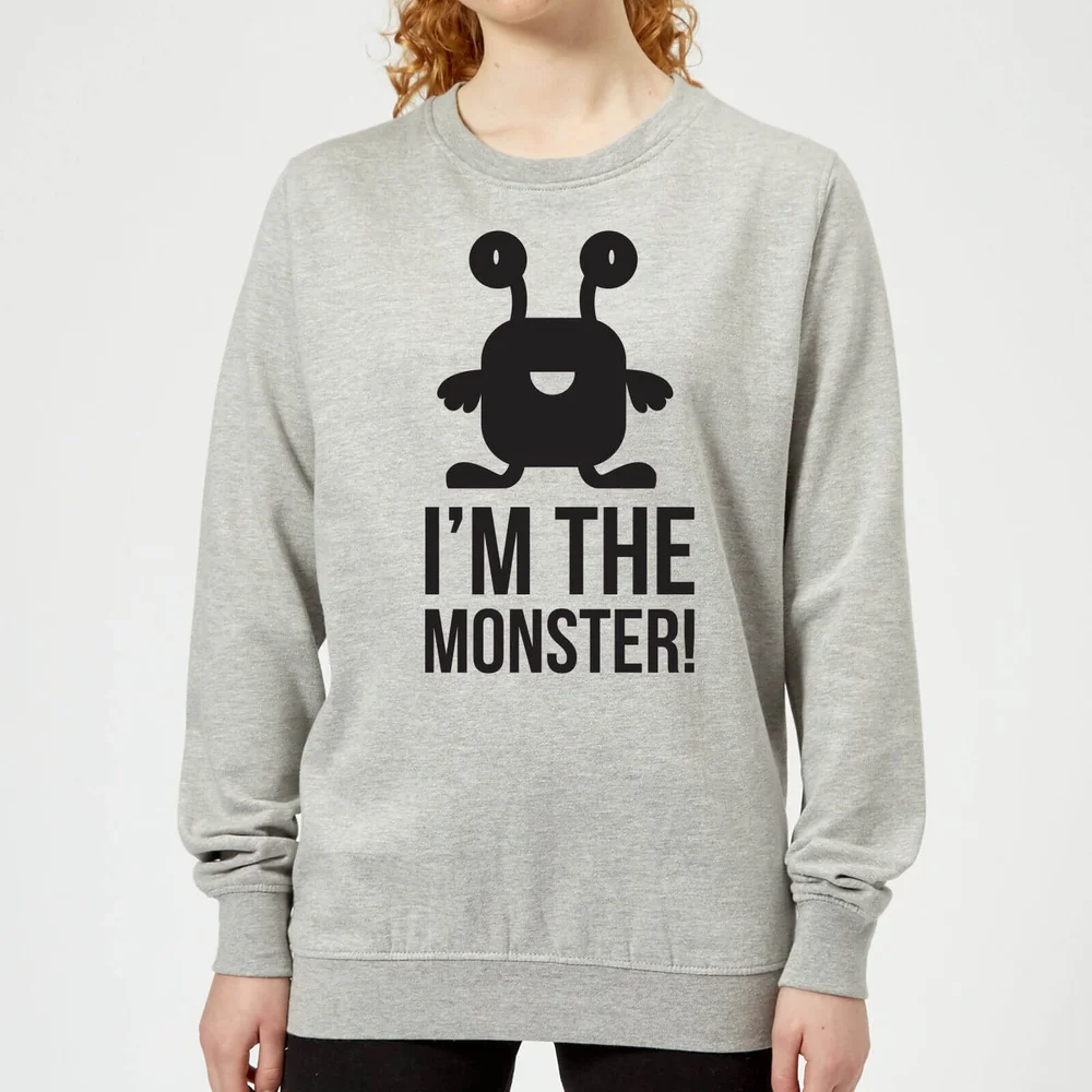 I'm the Monster Women's Sweatshirt - Grey - XL - Grey Image 1