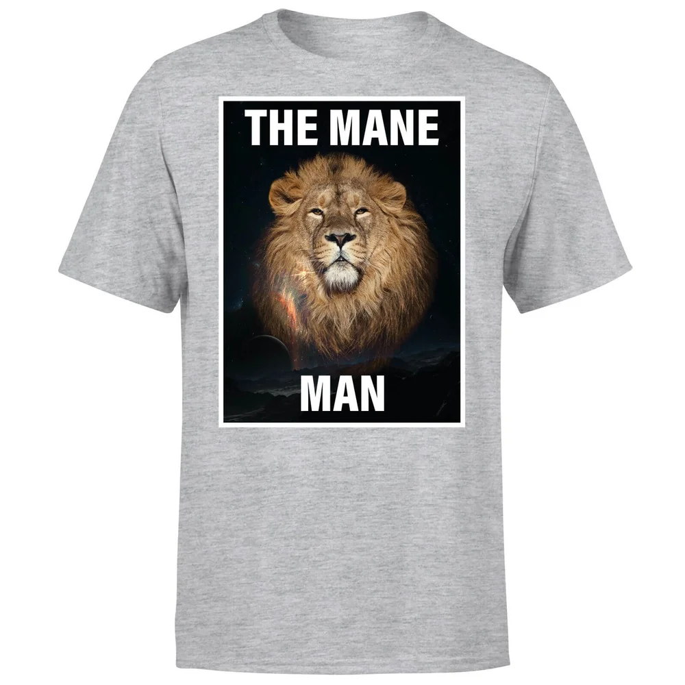 The Mane Man T-Shirt - Grey - S - Grey Image 1