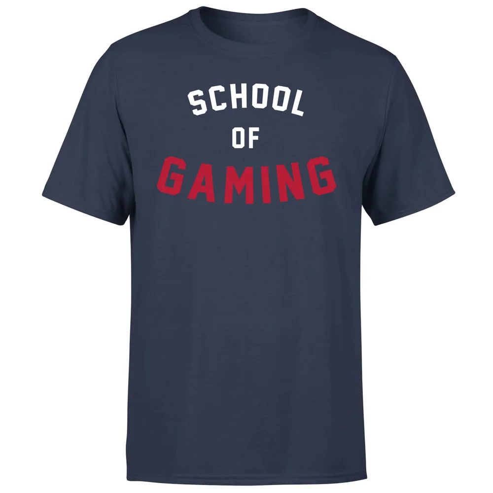 School of Gaming T-Shirt - Navy - S - Navy Image 1