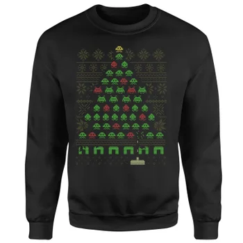 Invaders From Space Sweatshirt - Black