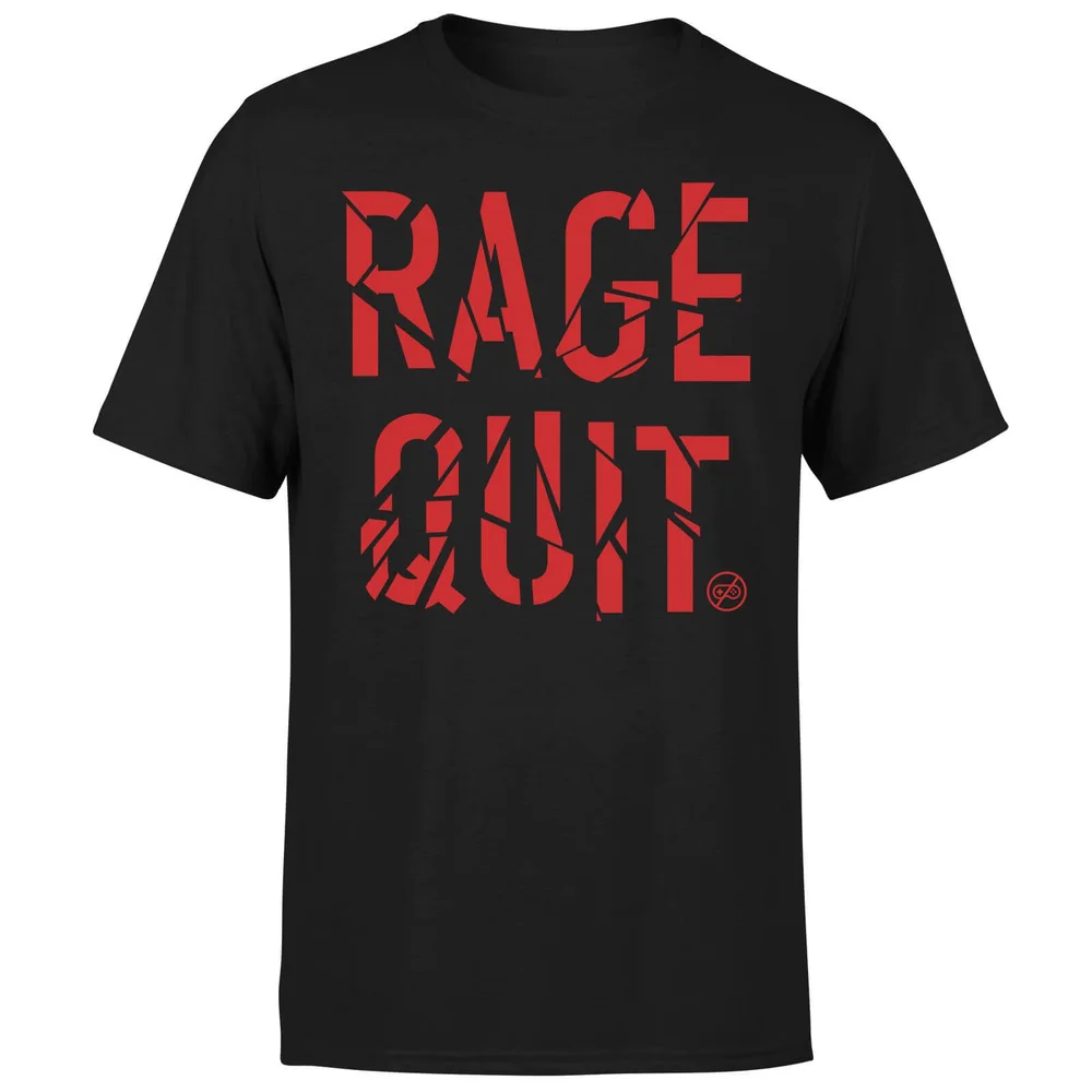 Rage Quit T-Shirt - Black - S - Black Image 1