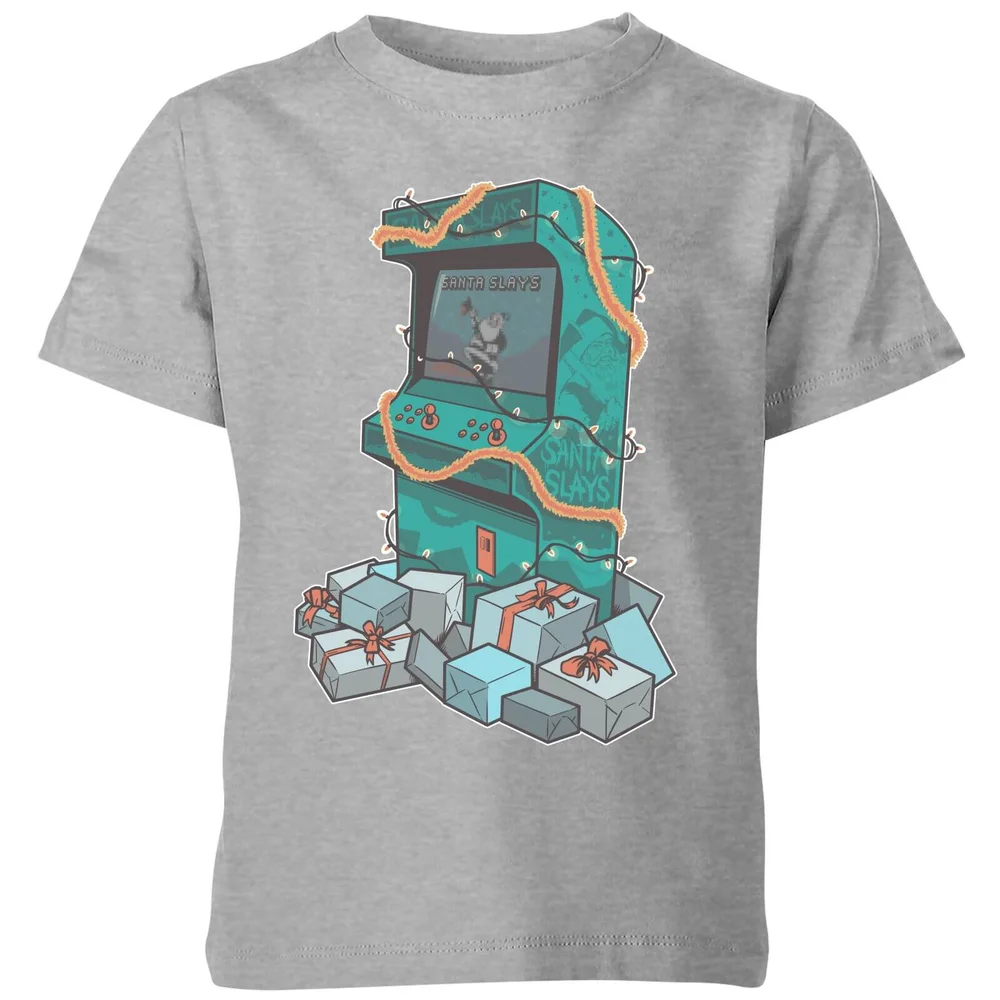 Arcade Tress Kids' T-Shirt - Grey - 3-4 Years - Grey Image 1