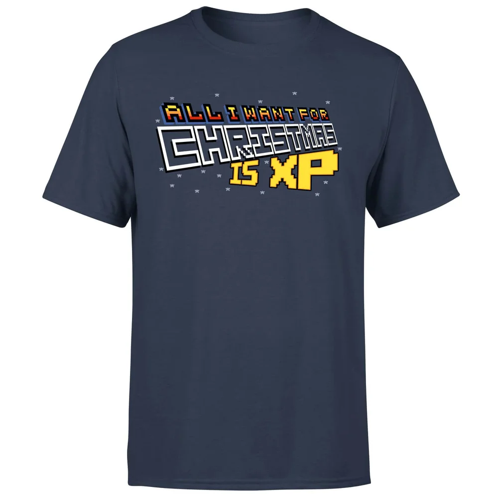 All I Want For Xmas Is XP T-Shirt - Navy - S - Navy Image 1