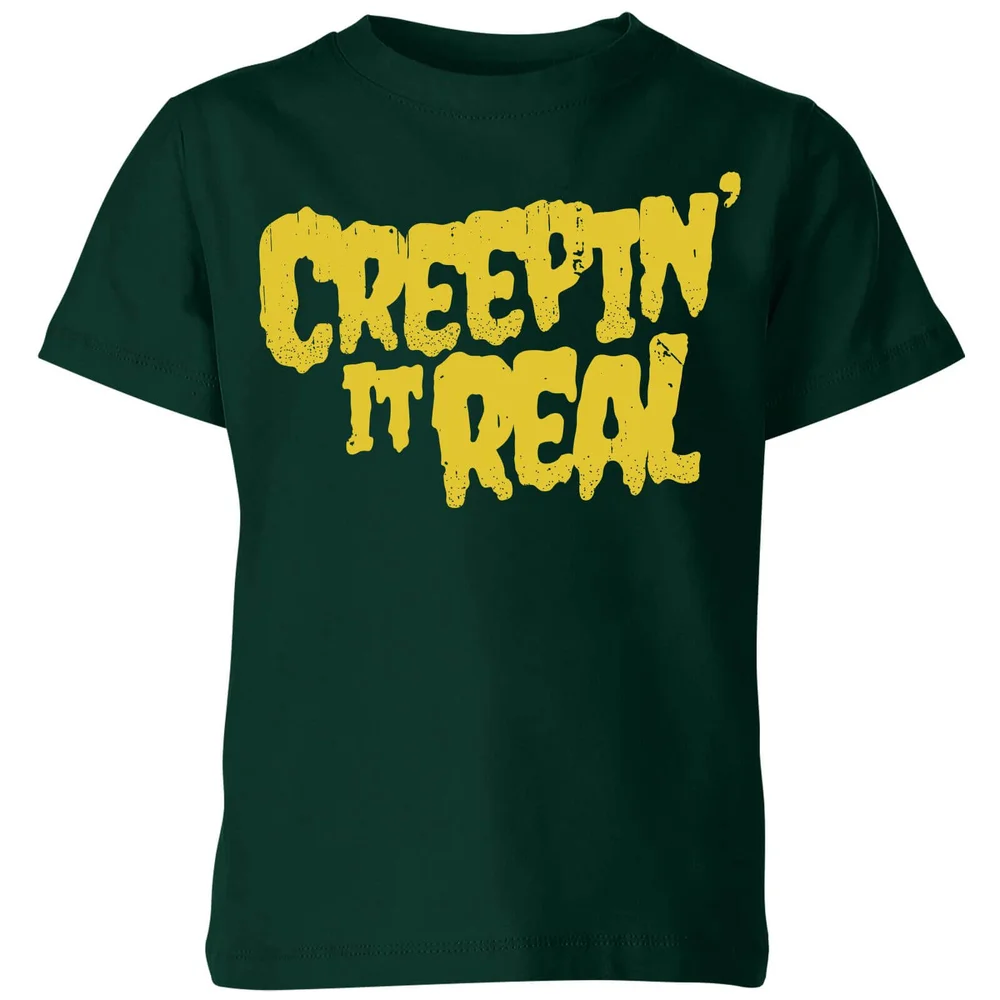 Creepin it Real Kids' T-Shirt - Forest Green - 3-4 Years - Forest Green Image 1