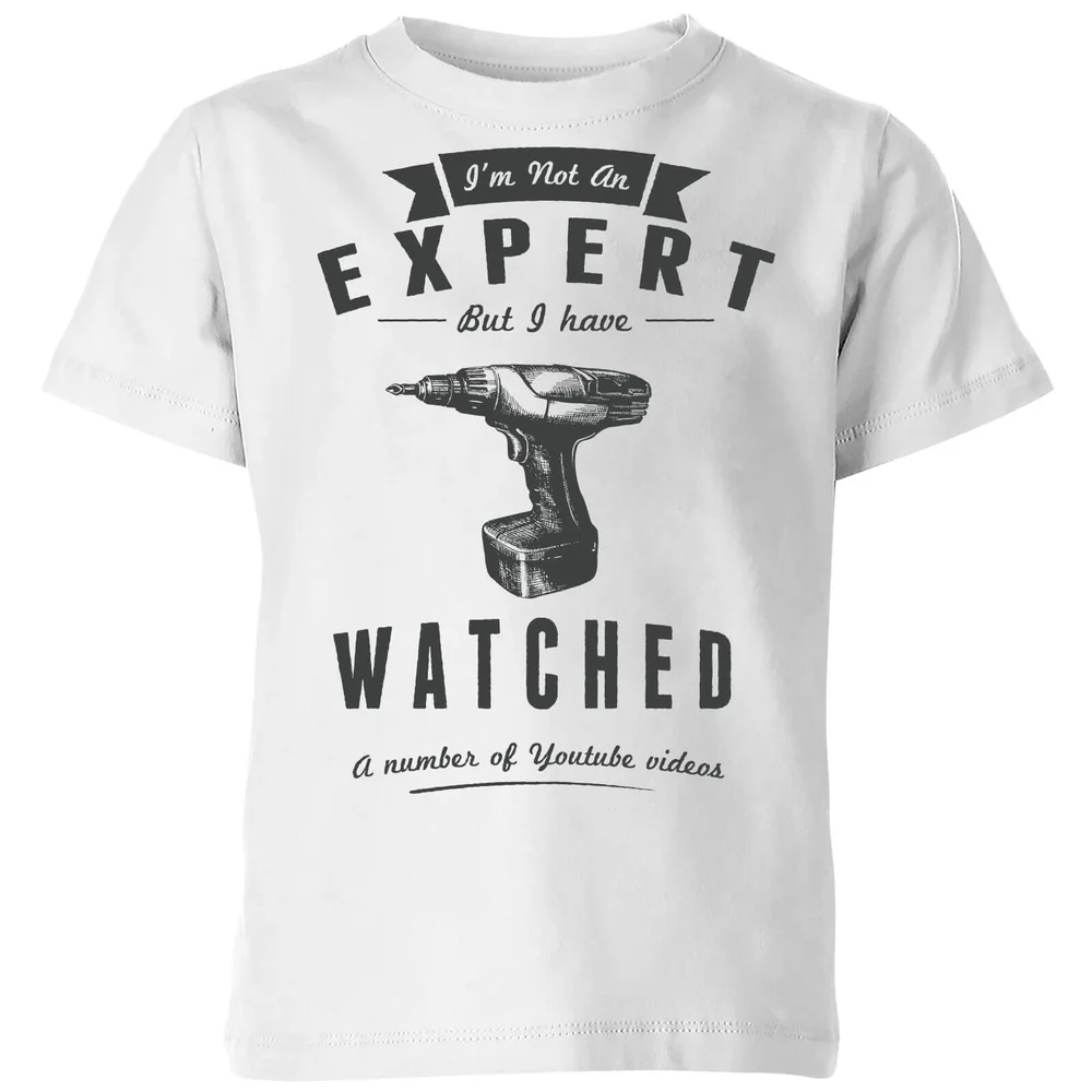 Im not an Expert Kids' T-Shirt - White - 3-4 Years - White Image 1