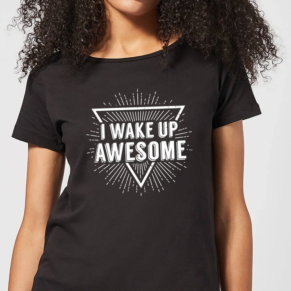 I Wake up Awesome Women's T-Shirt - Black - 3XL Image 1