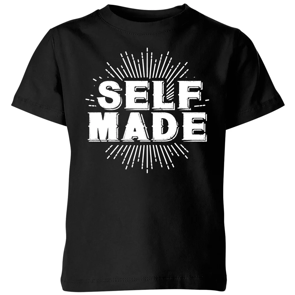 Self Made Kids' T-Shirt - Black - 3-4 Years - Black Image 1