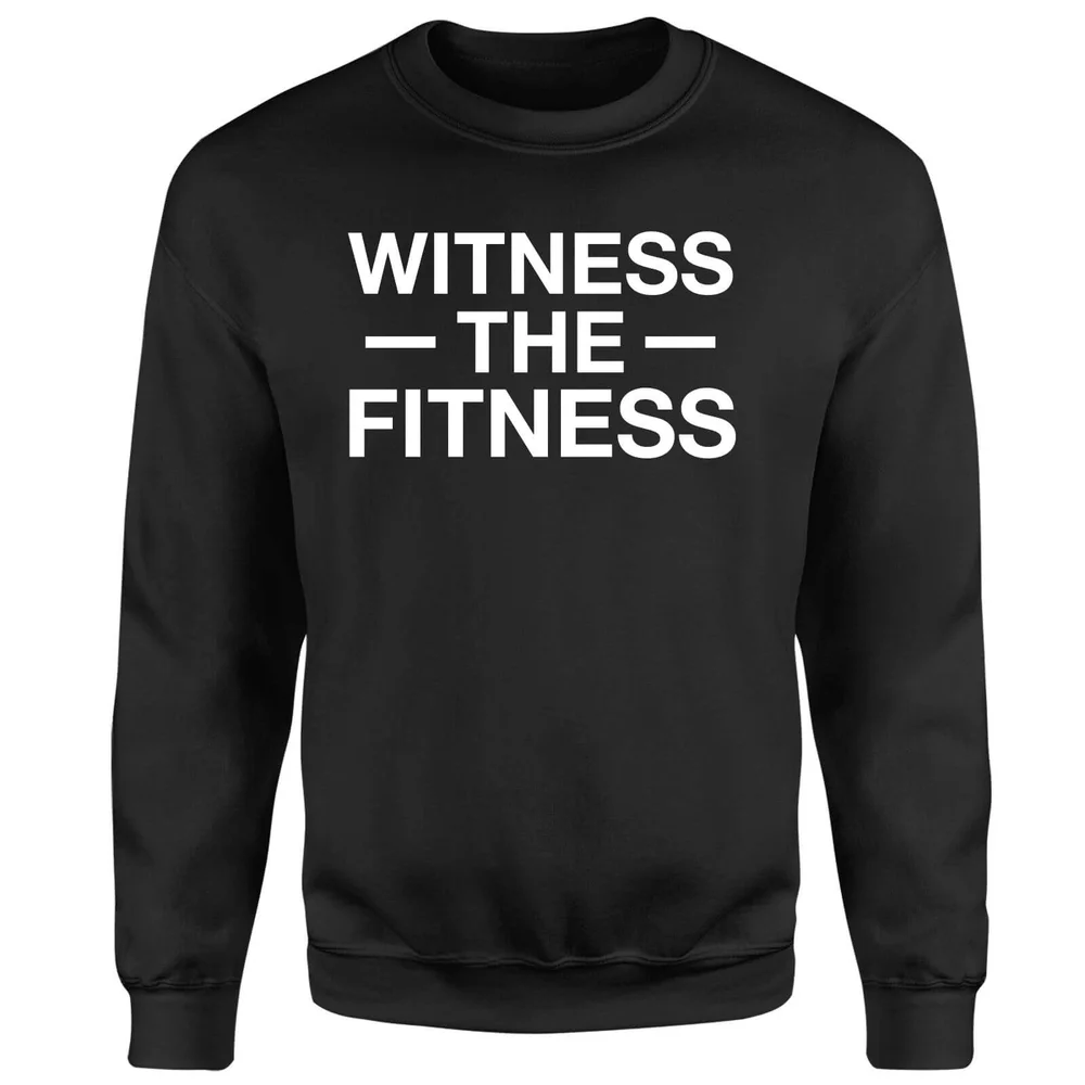 Witness the Fitness Sweatshirt - Black - S - Black Image 1