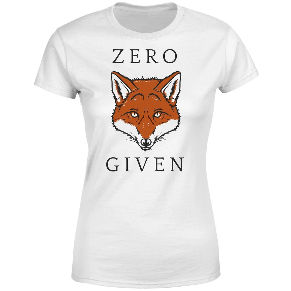 Zero Fox Given Women's T-Shirt - White - S - White Image 1