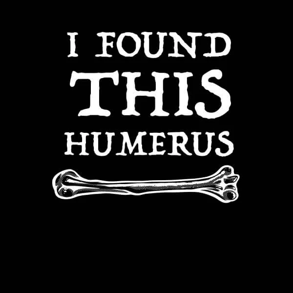 I Found This Humerus Women's T-shirt - Black
