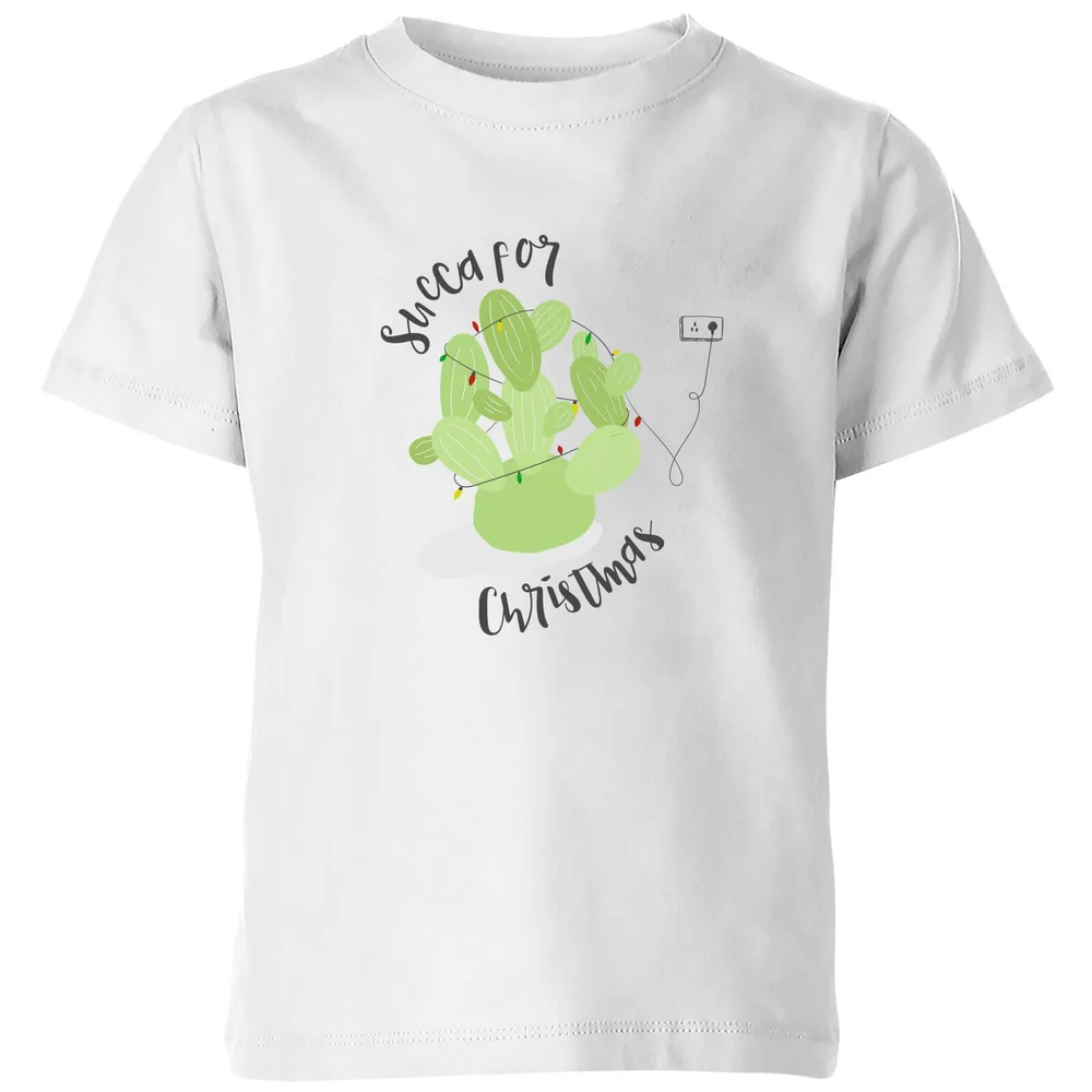 Succa For Christmas Kids' T-Shirt - White - 3-4 Years - White Image 1