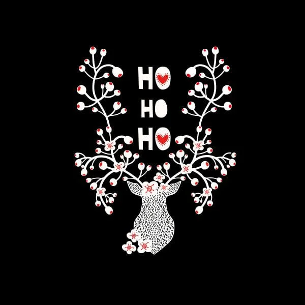 Ho Ho Ho Women's T-Shirt - Black