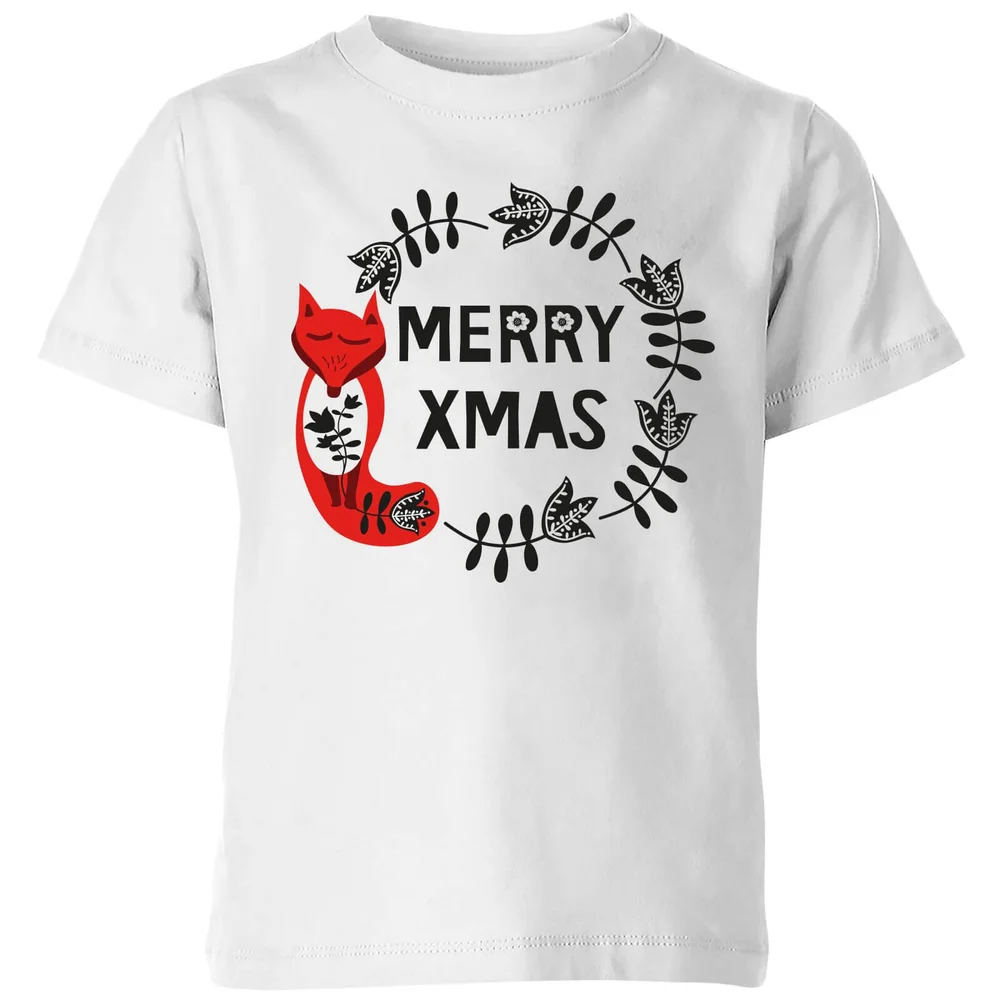 Merry Christmas Kids' T-Shirt - White - 3-4 Years - White Image 1