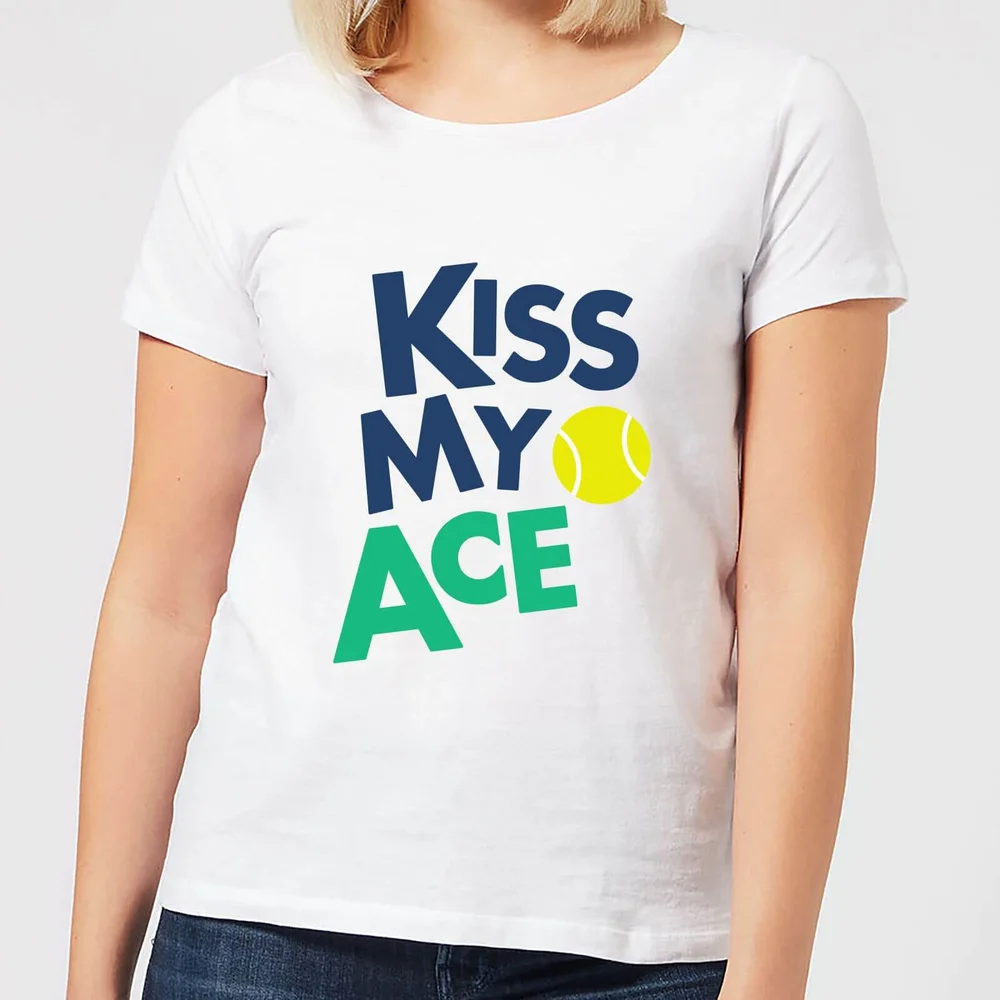 Kiss my Ace Women's T-Shirt - White - S - White Image 1