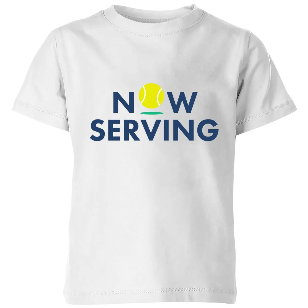 Now Serving Kids' T-Shirt - White - 3-4 Years - White Image 1