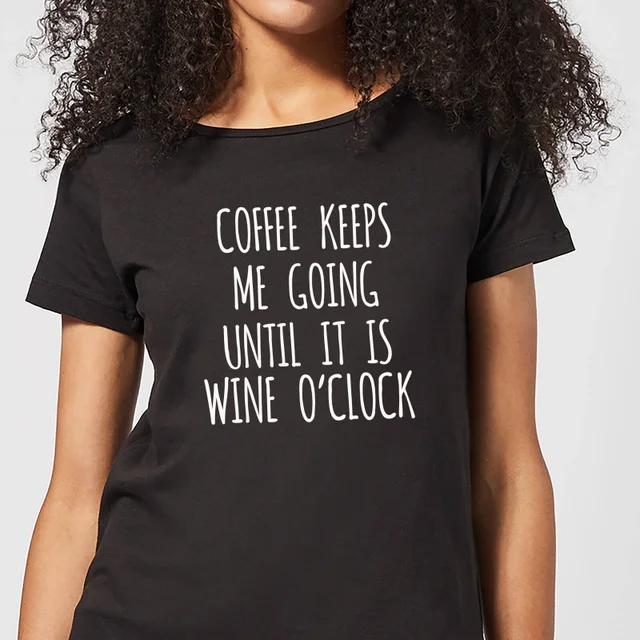 Coffee Keeps me Going Women's T-Shirt - Black