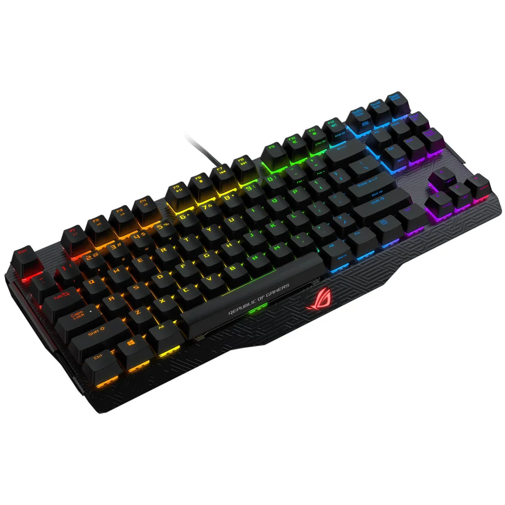 ASUS ROG Claymore RGB Mechanical Gaming Keyboard with Cherry MX Brown, Detachable Numpad and Aura Sync Image 1