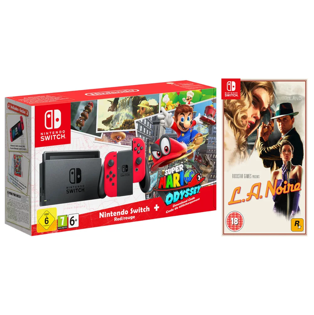Nintendo Switch Super Mario Odyssey Limited Edition Bundle & LA Noire Remastered Image 1